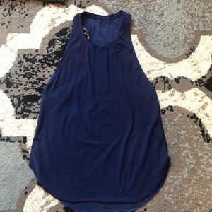 RARE Lululemon Laser Cut Racerback Tank Navy 4 EUC